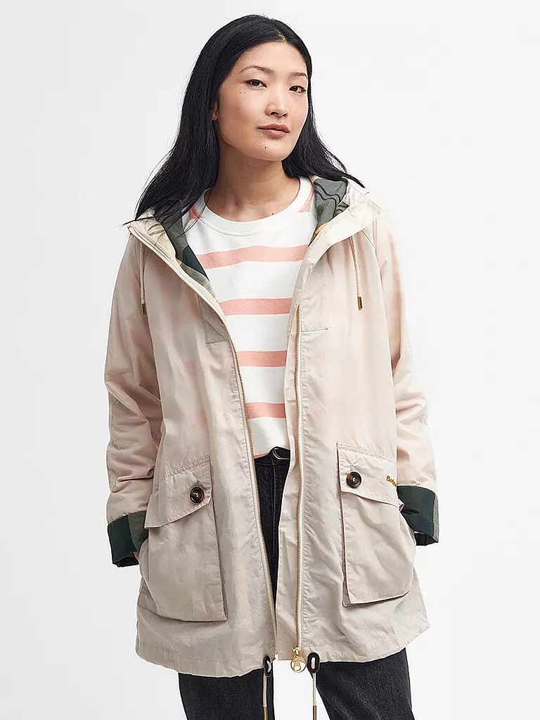BARBOUR Parka KELDY SHOWERPROOF creme