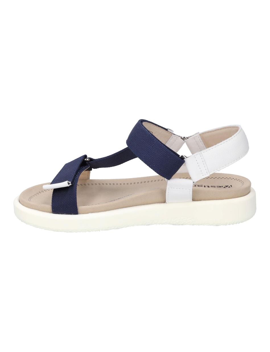 Sandale Albi 02, blau-kombi