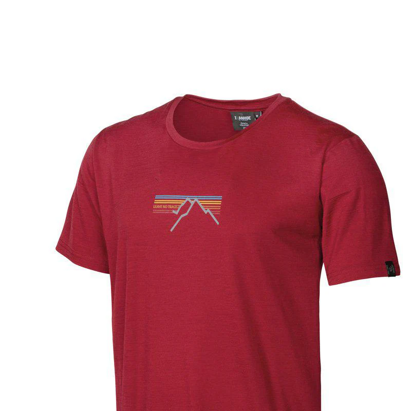 Ivanhoe ceasar sunset heren t-shirt - red