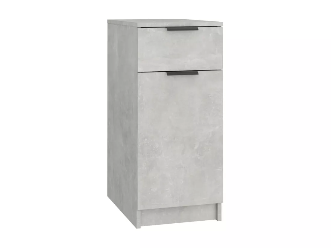 Armoire de bureau Gris béton 33,5x50x75 cm Bois d'ingénierie