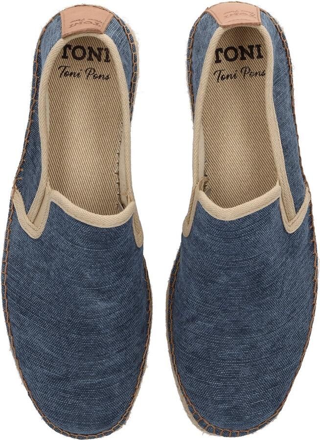 Toni Pons Dallas Heren Espadrilles Mari Blauw Canvas DALLASmari