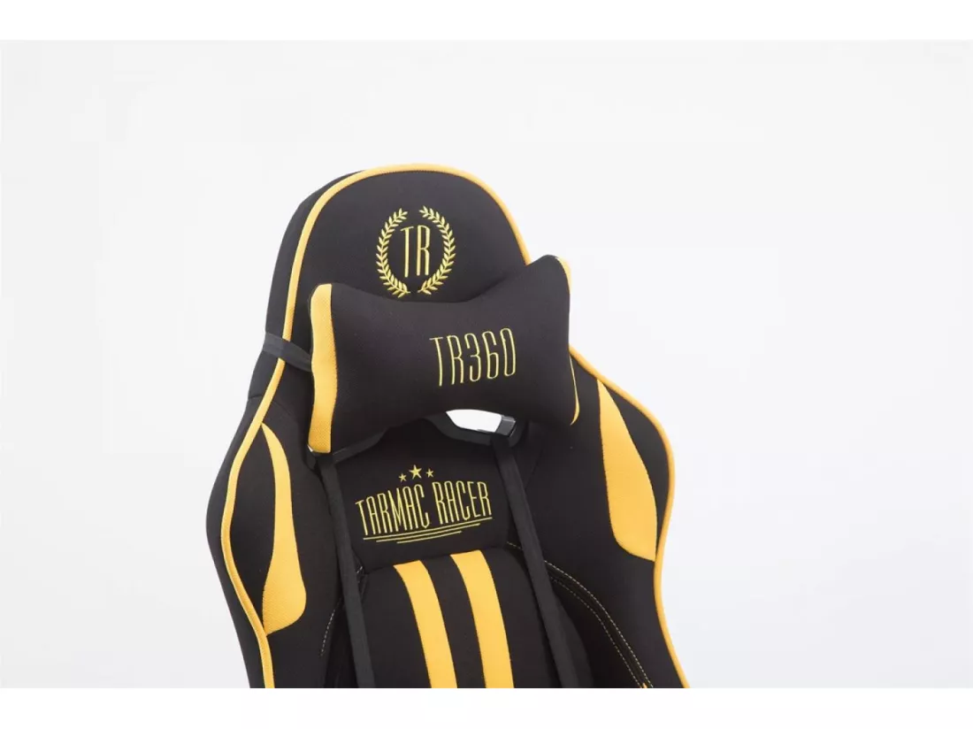 Chaise de bureau - Tissu - Noir / Jaune - Limit
