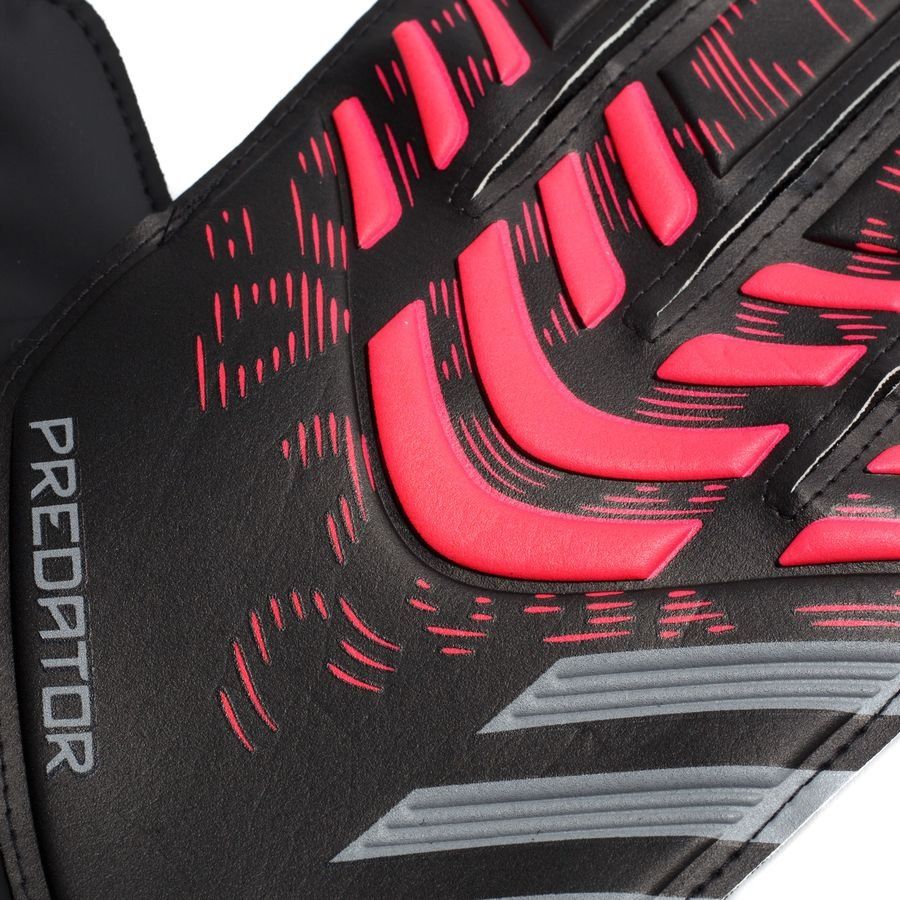 adidas Gants de Gardien Predator Training Stealth Victory - Noir/Lucid Red