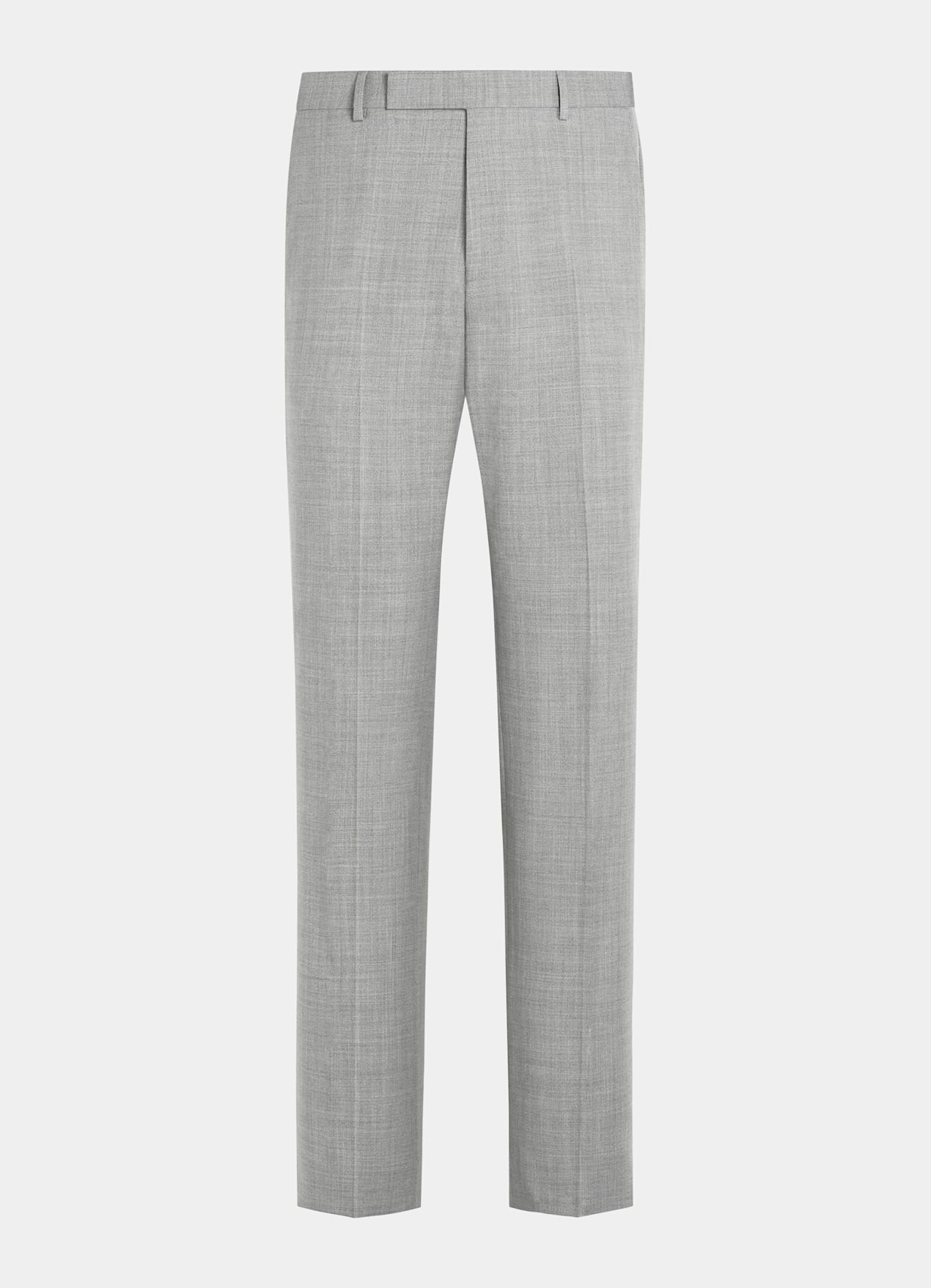 Pantalon Straight Leg gris clair