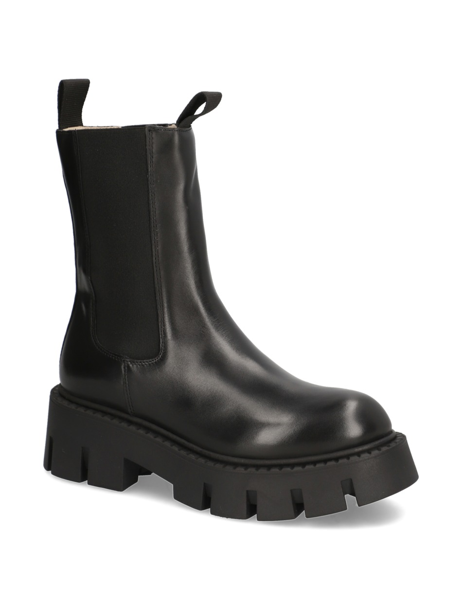 Glattleder Chelsea Boot