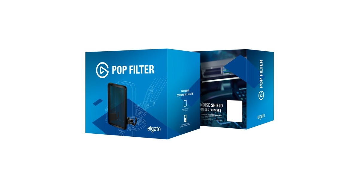 ElgatoPop Filter geluidsdemper  (Zwart)