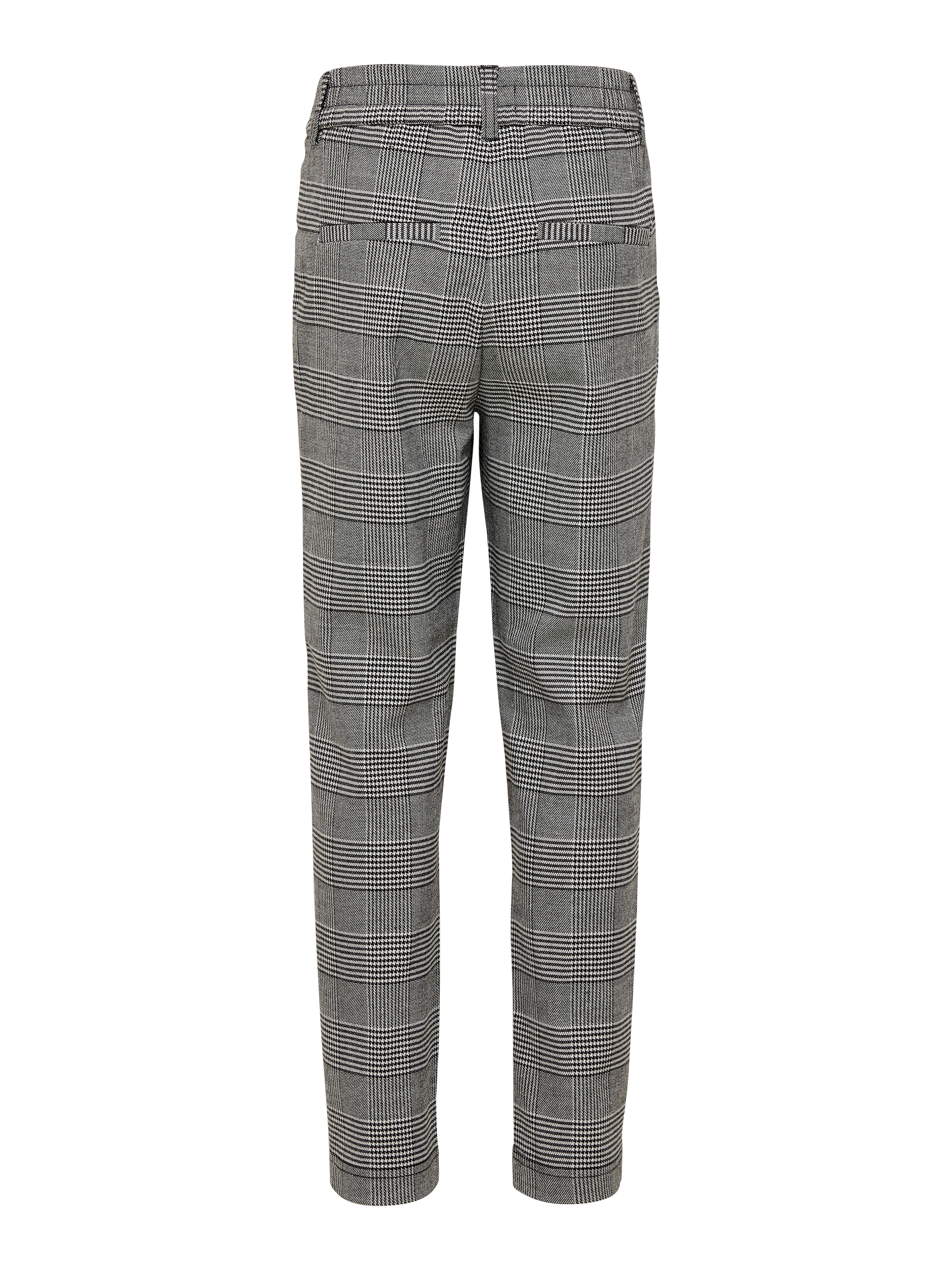 KOGPOPTRASH Gerade geschnitten Klassische Hose Medium Grey Melange