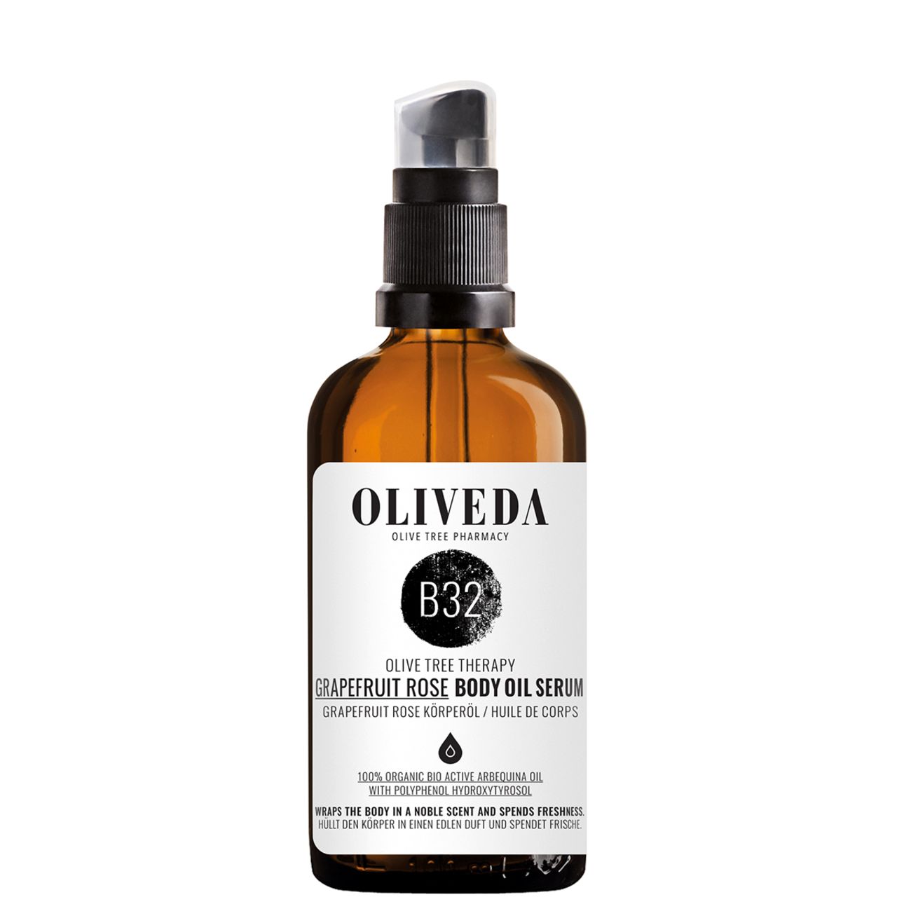 Oliveda, Körperöl Grapefruit Rose Harmonizing