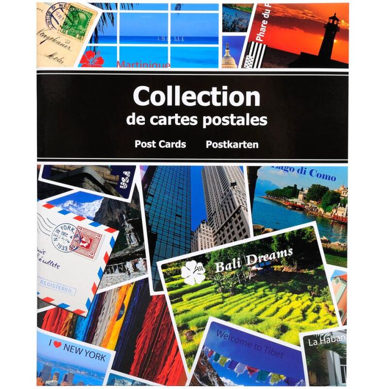 Album de collection pour 200 cartes postales - 20x25,5 cm - Visuel