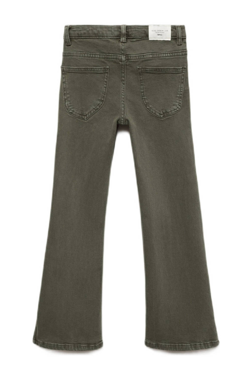 Mango Kids flared jeans middengroen