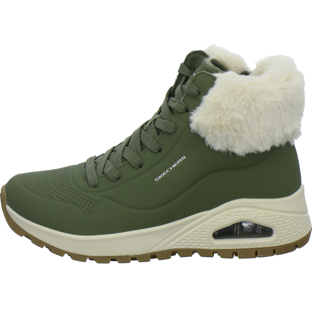 Skechers Stiefel Damen UNO oliv