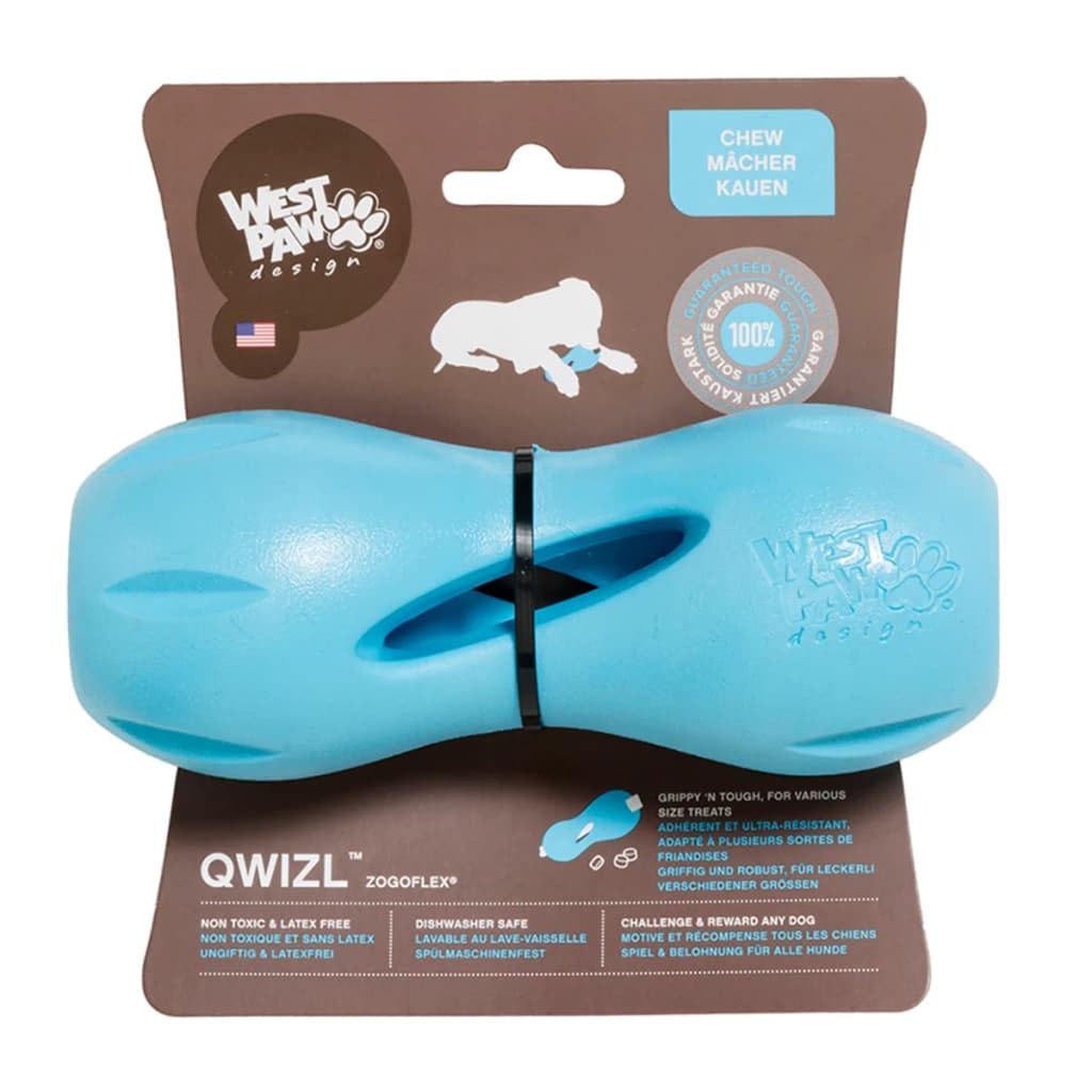 Jouet de puzzle pour chiens qwizl taille l bleu 3540