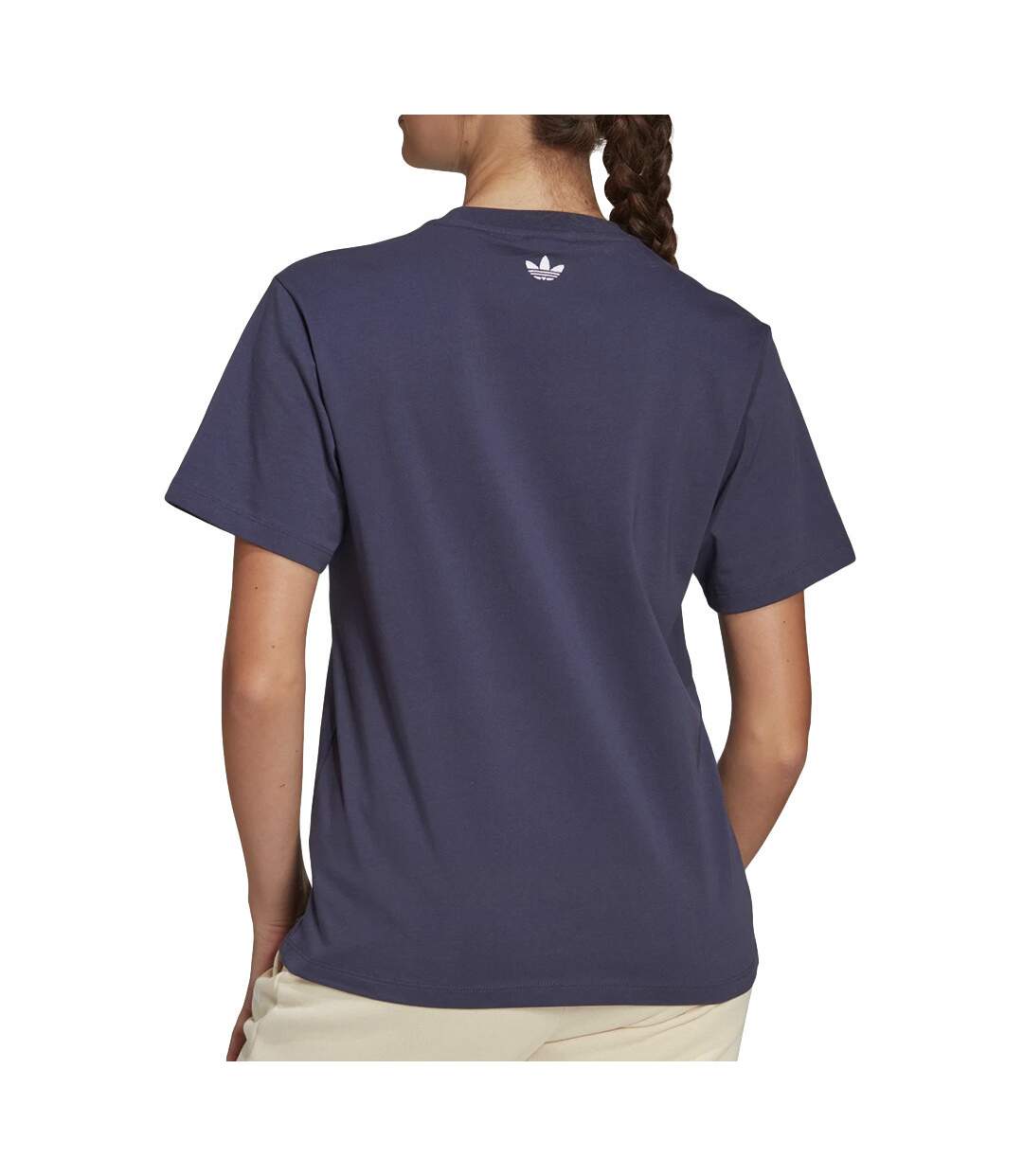 T-shirt Bleu Femme Adidas Modern B-Ball