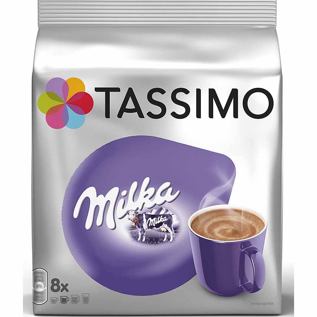 Tassimo Milka Kakaozubereitung 8 Kapseln MHD:7.8.25
