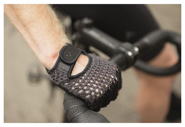 Gants Courts Unisexe Altura Crochet Noir