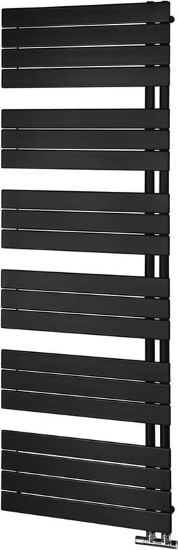 Aqualine - Mili - Radiator - Mat Zwart - 60x180cm - 927W
