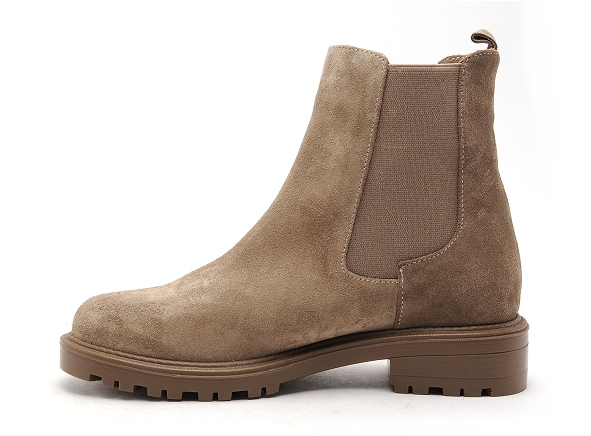 Coco abricot boots bottine plates femme robier beige
