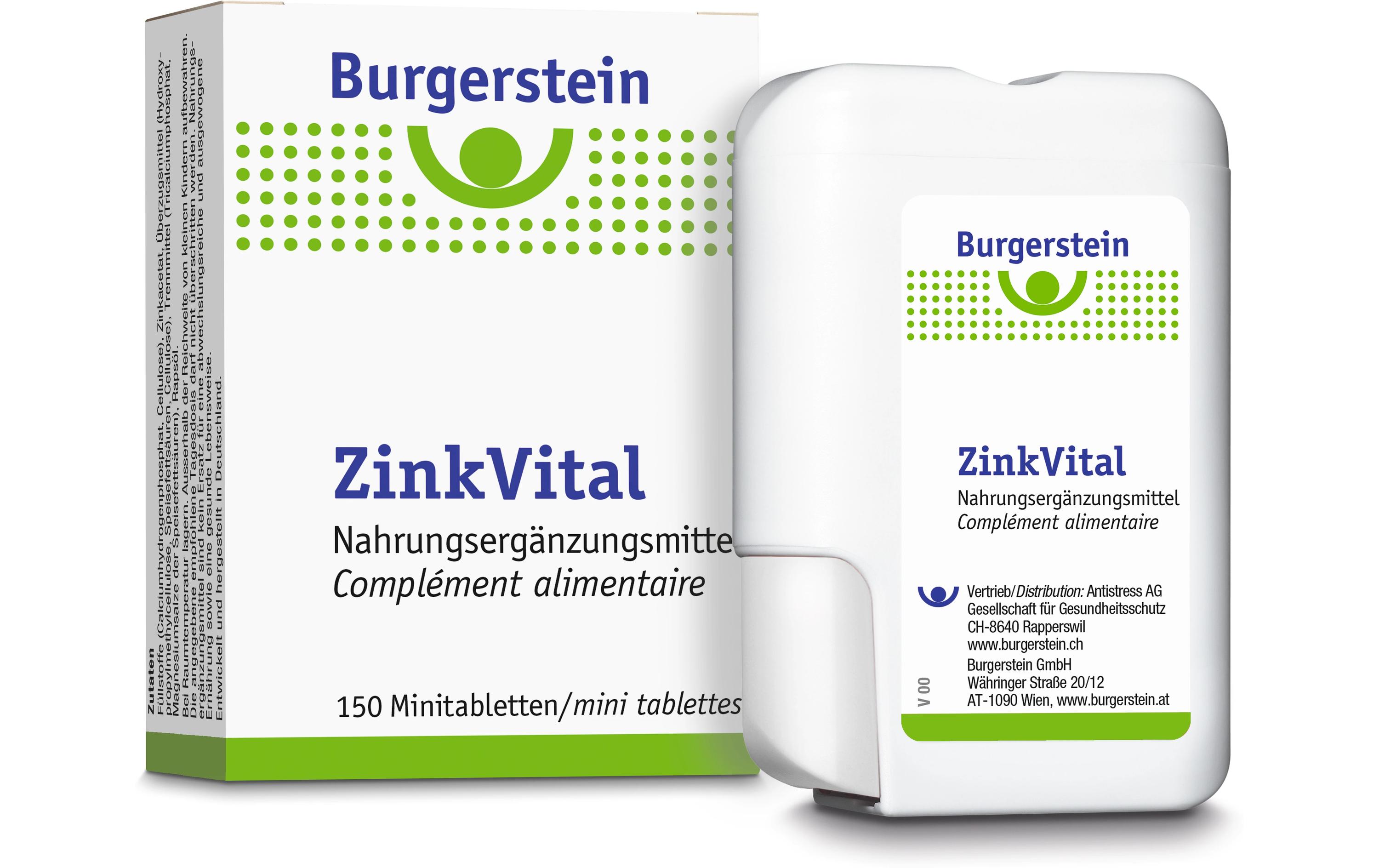 Tablette ZinkVital 5 mg 150 Minitabletten im KlickdispenserUnterstützt das Immunsystem und den Stoffwechsel