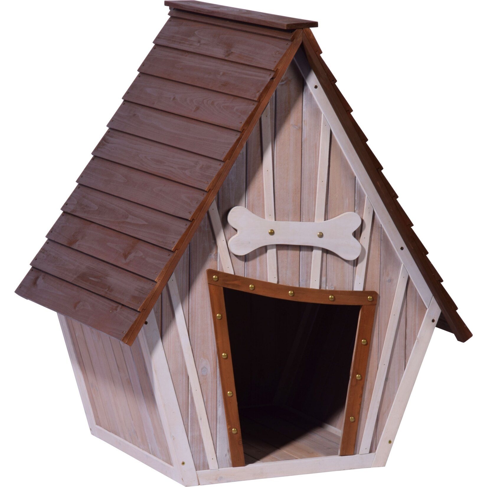 dobar große Hundehütte mit entfernbarem Boden | ca. 90x77x109 cm