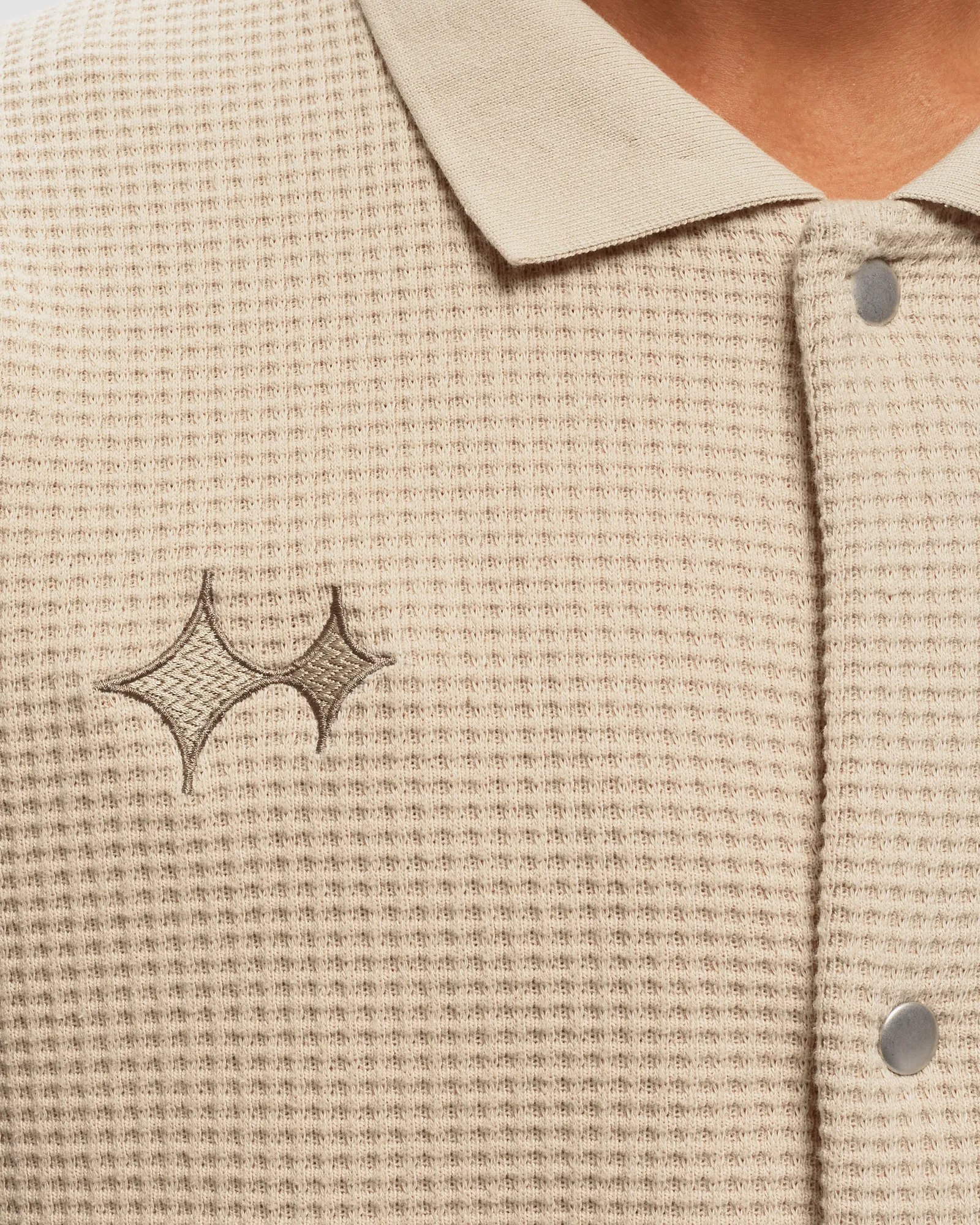 BSTN Brand Warmup Waffle Light Polo Shirt