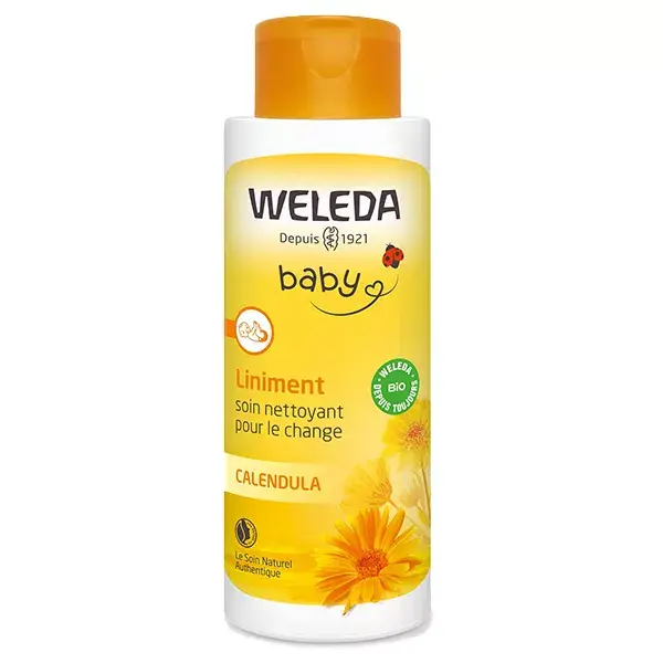 Linimento de Calêndula Orgânico para Bebê Weleda 400ml