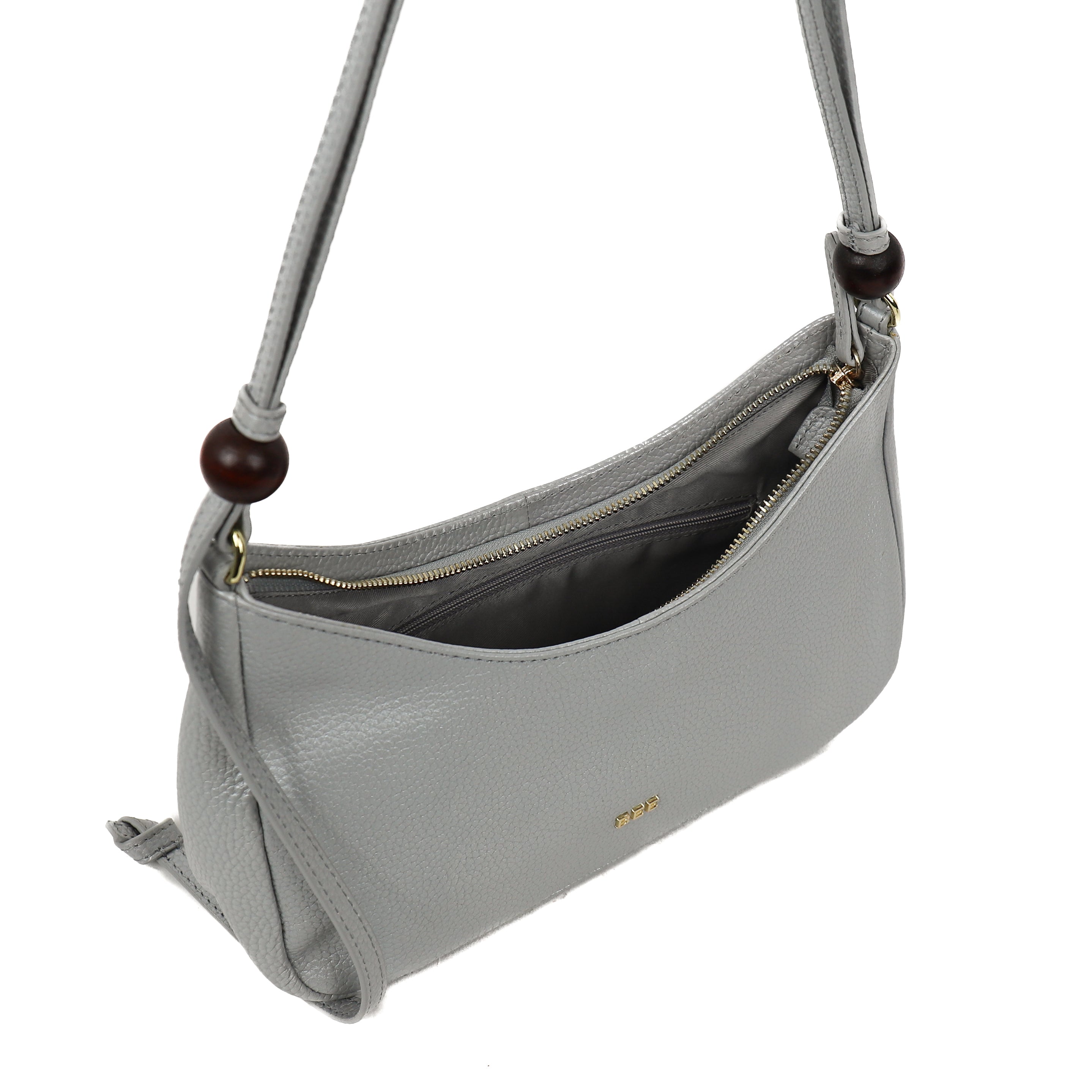 Hand-/schoudertasje 'Roxy' Metallic Silver Metallic Silver