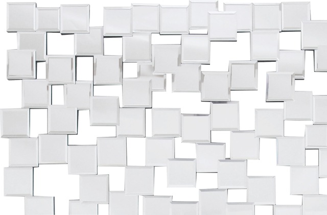 SalesFever Wandspiegel »Moneglia Design Spiegel für stilvolle Akzente« Spiegelglasquadraten in einzigartigem Mosaikdesign