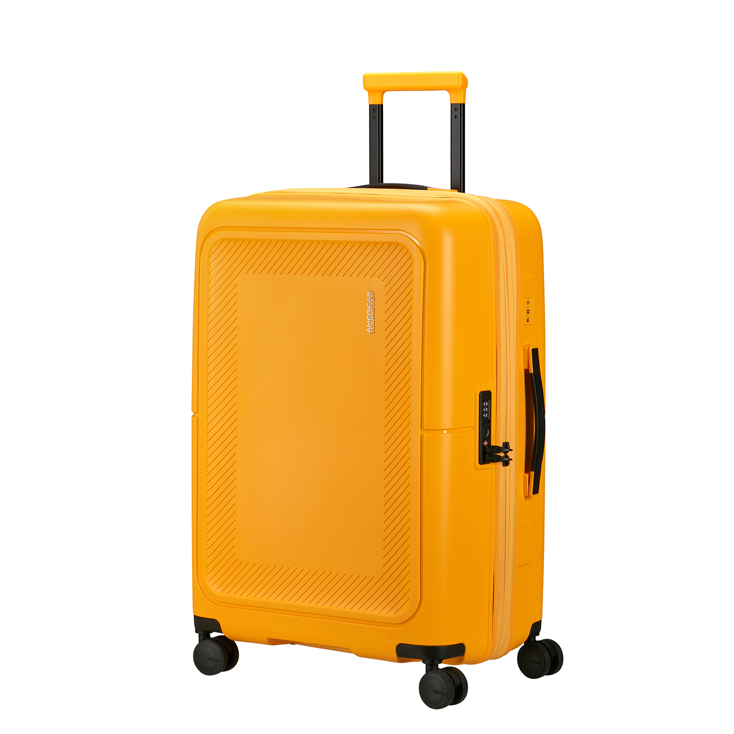 American Tourister Dashpop Spinner 67 Exp golden yellow