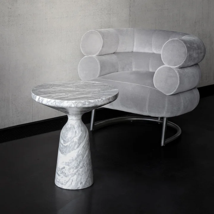 ClassiCon - Bell Beistelltisch, Marmor poliert (Bianco Carrara)