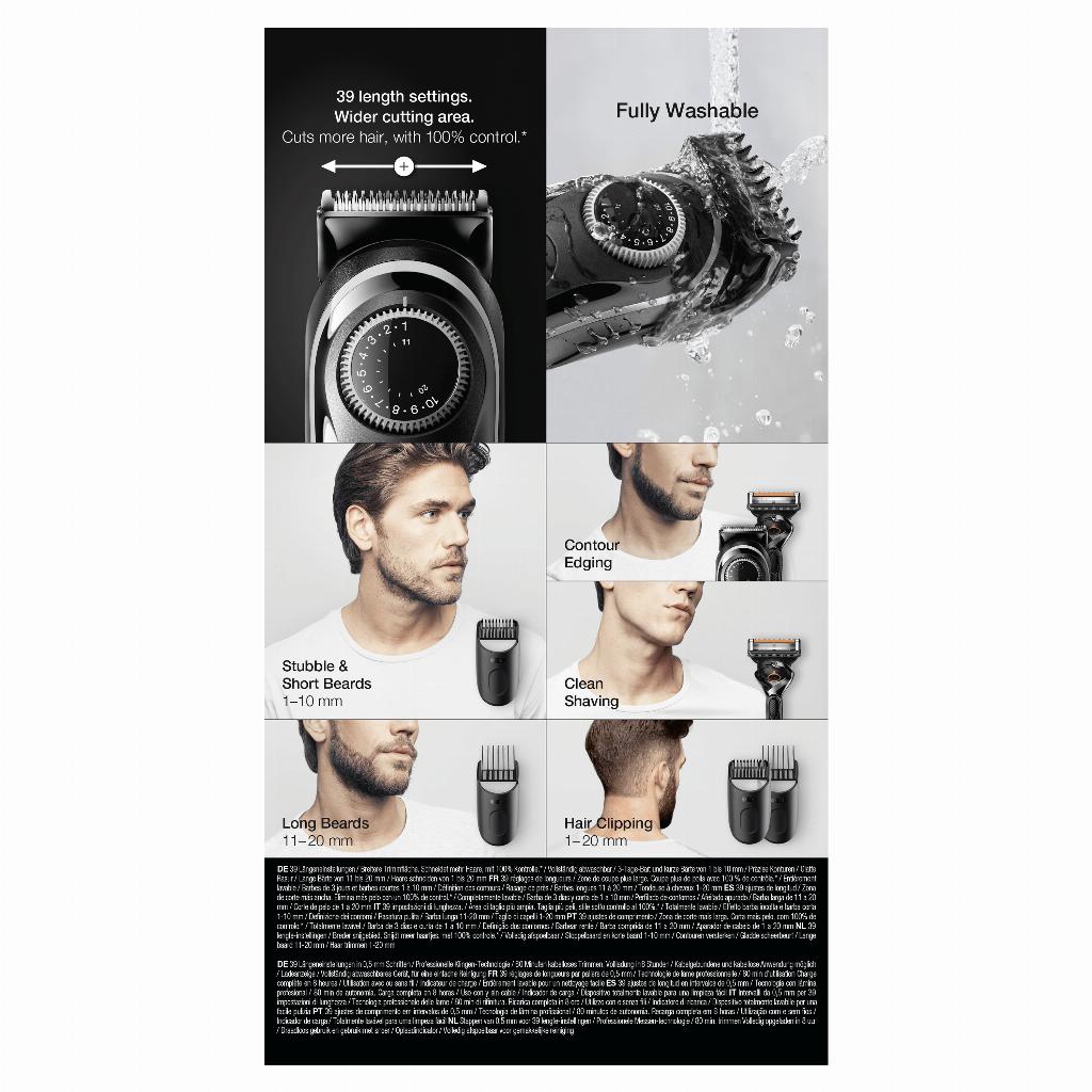 Braun BT3342 Baardtrimmer, 39 lengtes, 4-in-1