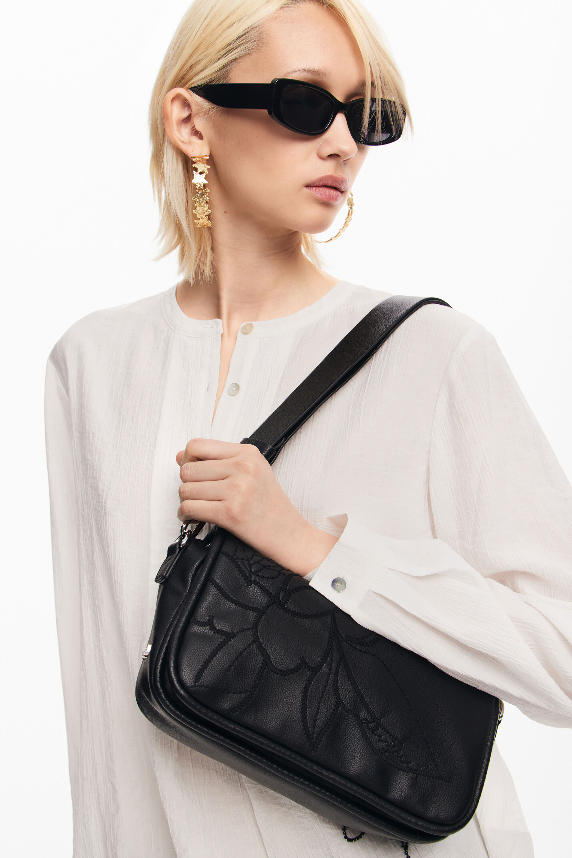Bolsa transversal floral