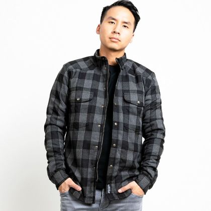 Surchemise John Doe MOTOSHIRT - Gris / Noir