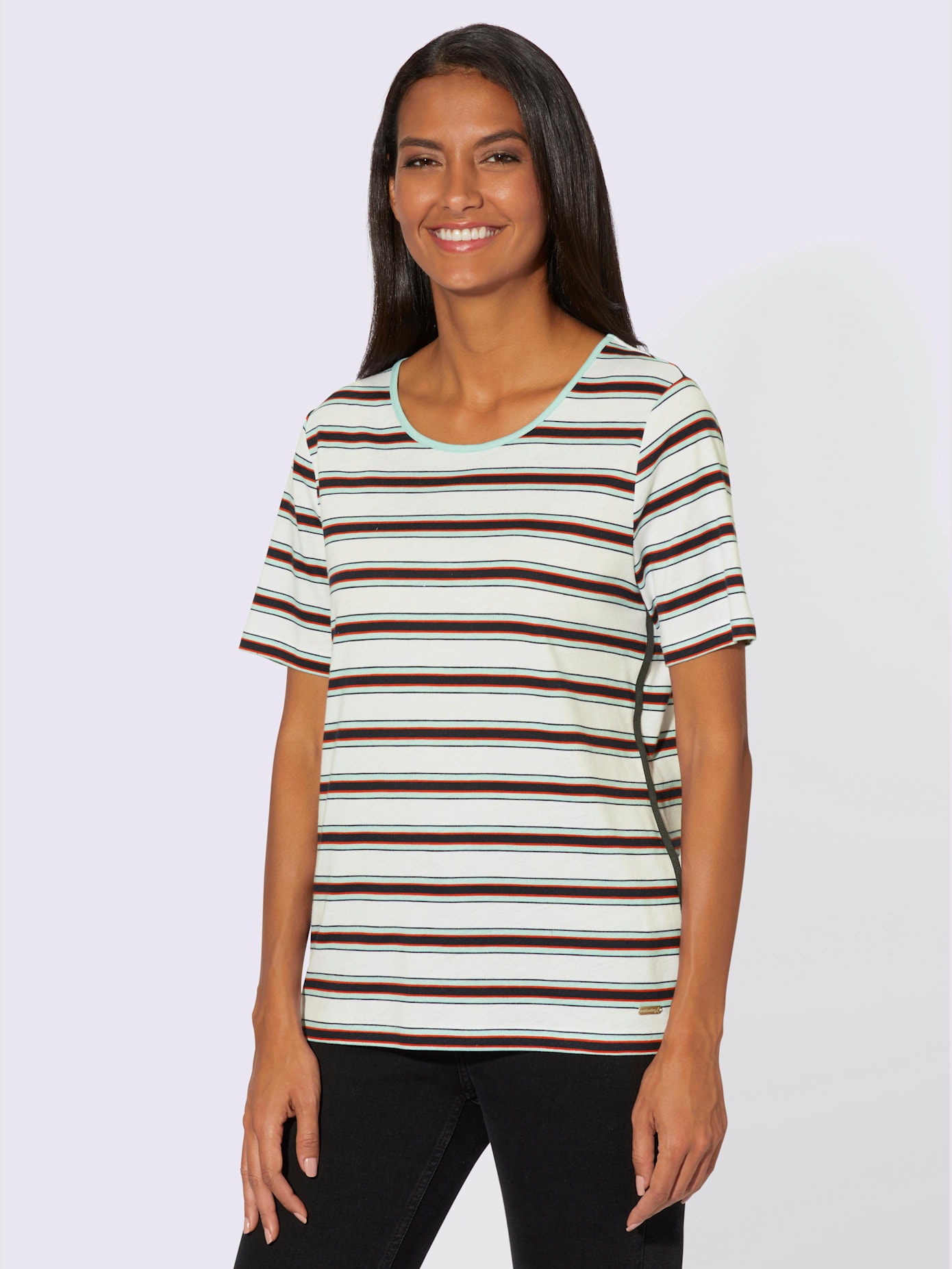 T-shirt à rayures 50% coton