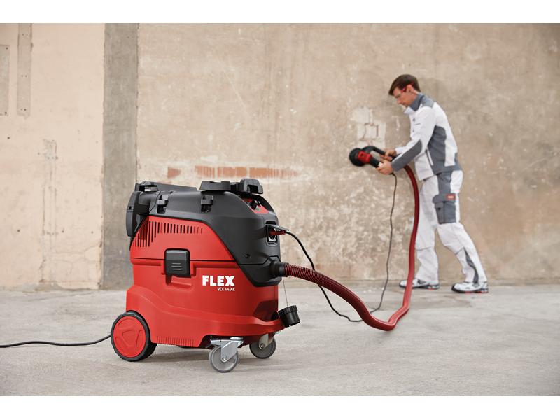 Flex Industriesauger VCE 44 M AC inkl. Reinigungsset Sauger für die Nass- und Trocken-Reinigung der Klasse M mit automatischer Filterabreinigung