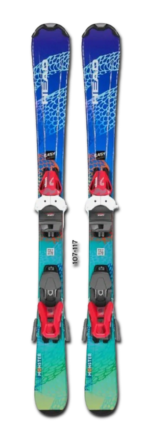Head Monster Easy JRS Ski + 4.5 GW Bindinger | SkatePro