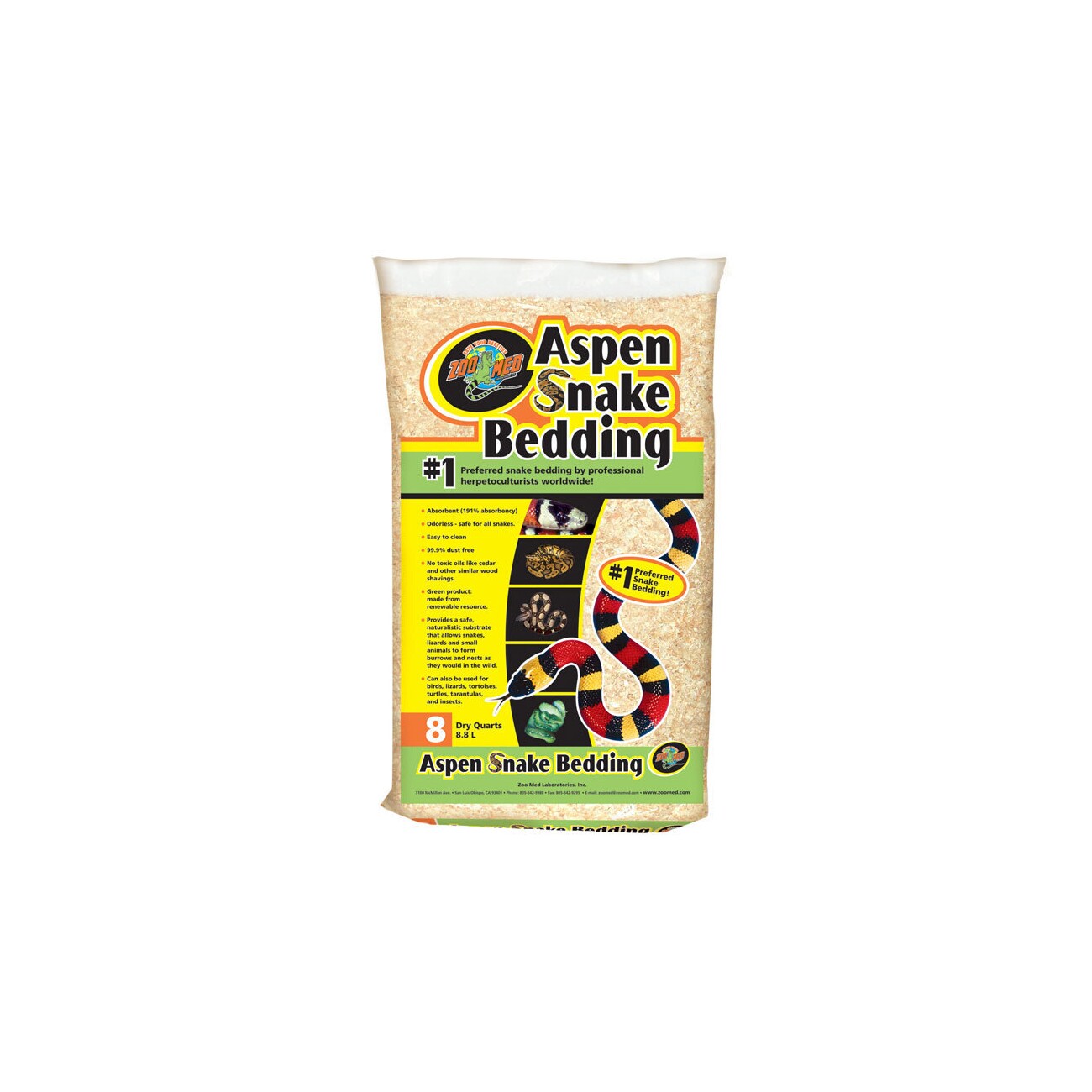 ZooMed Aspen Snake Bedding 8,8 l