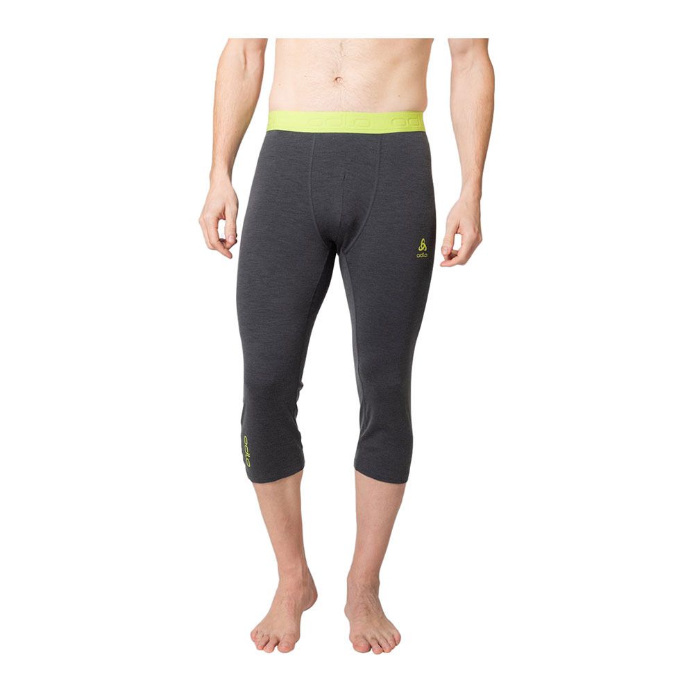 Odlo REVELSTOKE PW 150 - Sous-couche Homme dark grey melange/sharp green