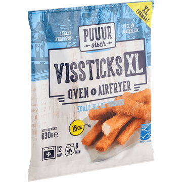 Puuur Visch Vissticks XL Oven & Airfryer 630 g