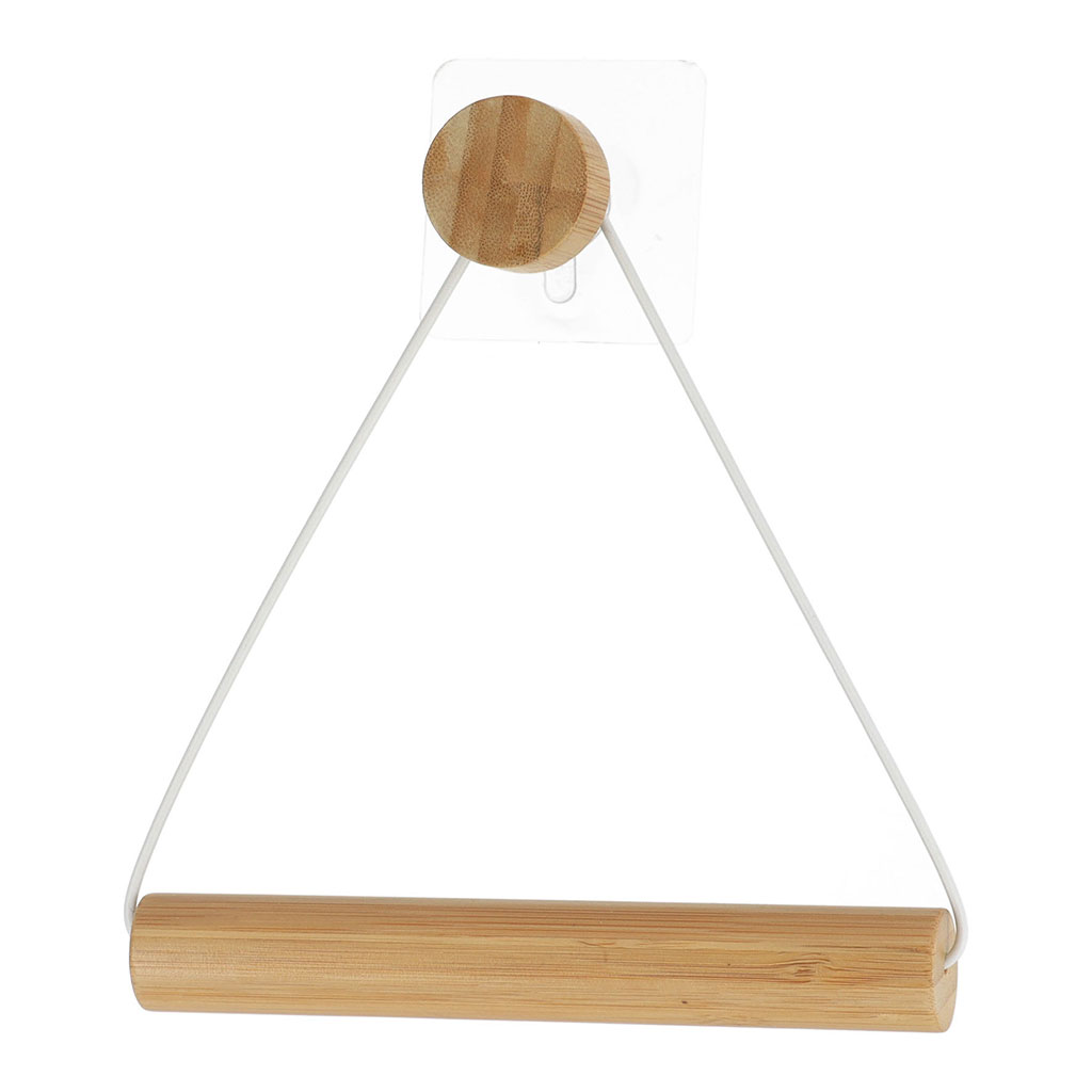 Dérouleur papier WC adhésif métal blanc EASY CHIC 18.3x19x4cm