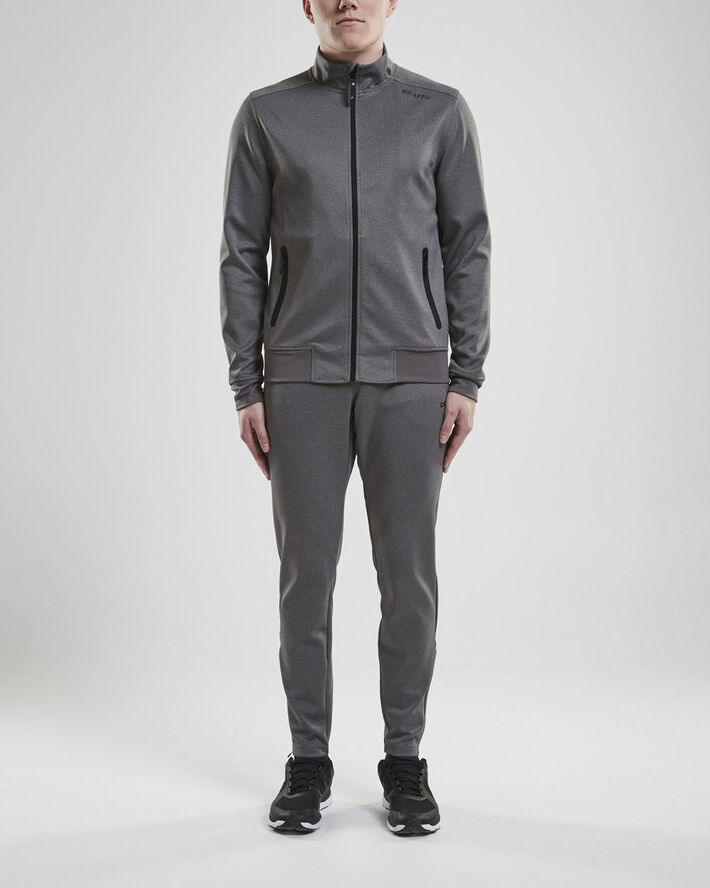 Craft Noble Zip Sweatshirt Grå