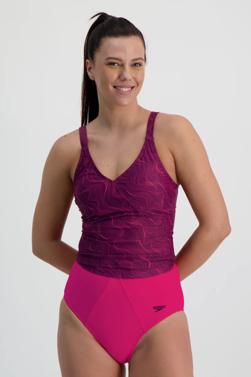 speedo Shaping Evie Printed Damen Tankini