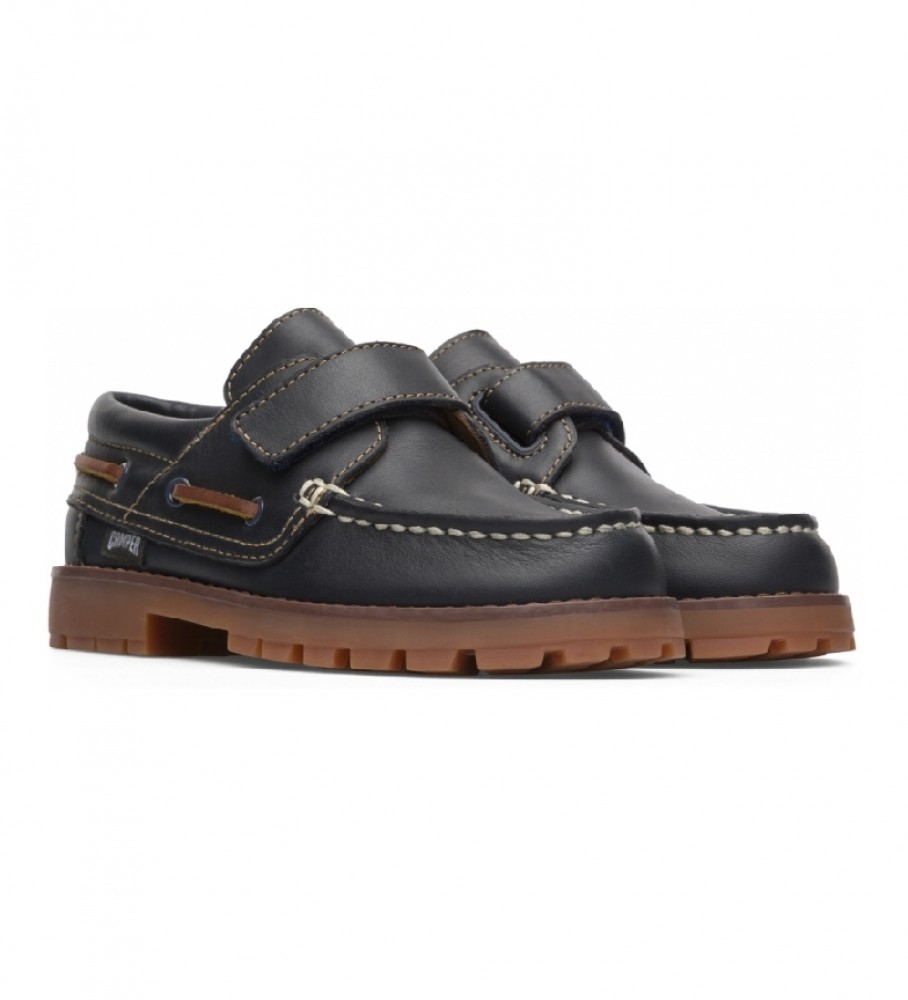 Sapatos náuticos de couro Camper Compass Navy