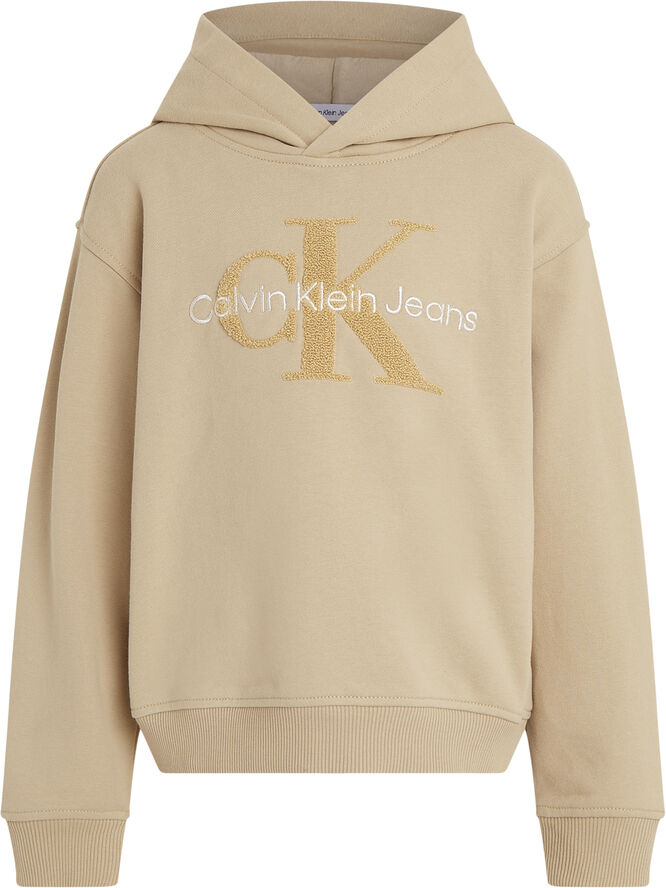 Calvin Klein PEACHED TERRY MONOLOGO HOODIE Rae