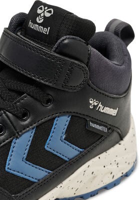 Hummel Root Tex Jr Sneakers, Black/Blue