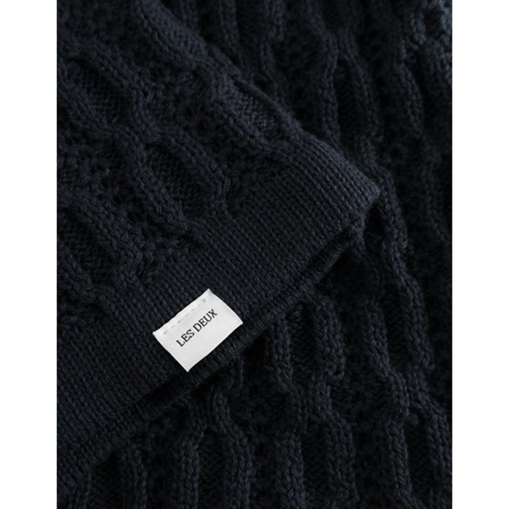 Dark Navy Garret Striktrøje