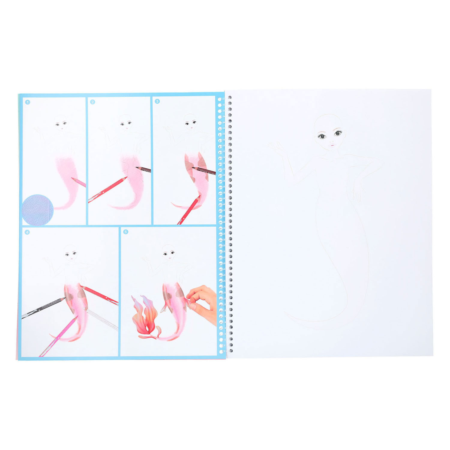 Create Your TOPModel Kleurboek met Stickers Fantasy