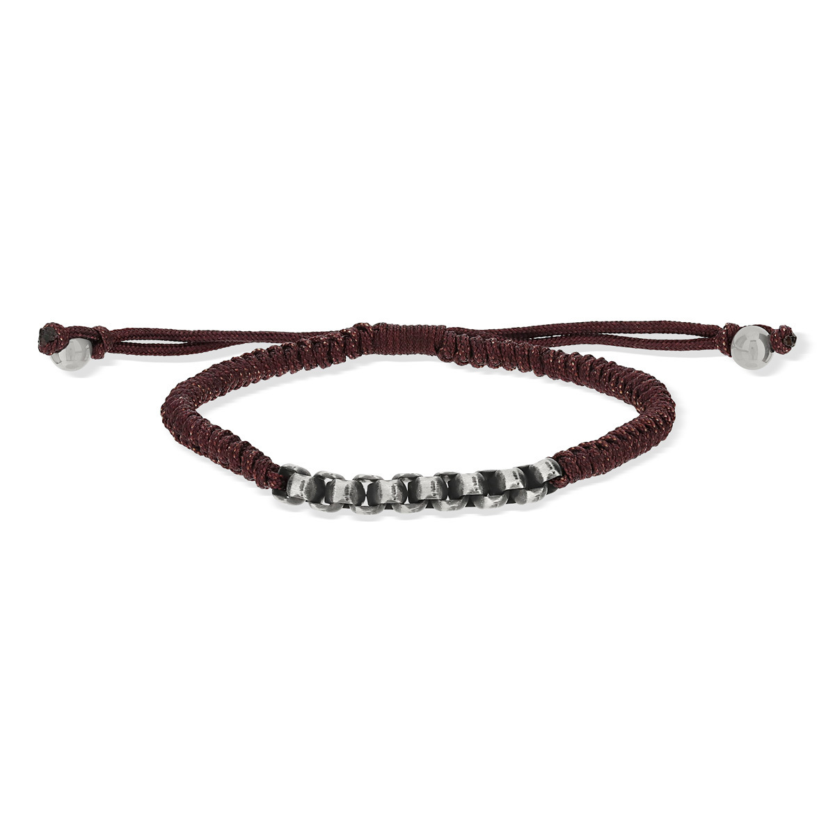 Bracelet cordon marron