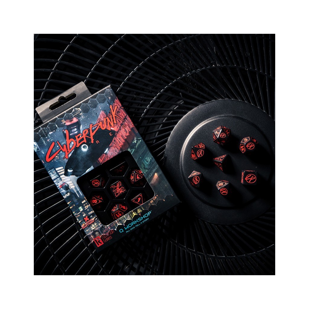 Cyberpunk Red RPG Dice Set
