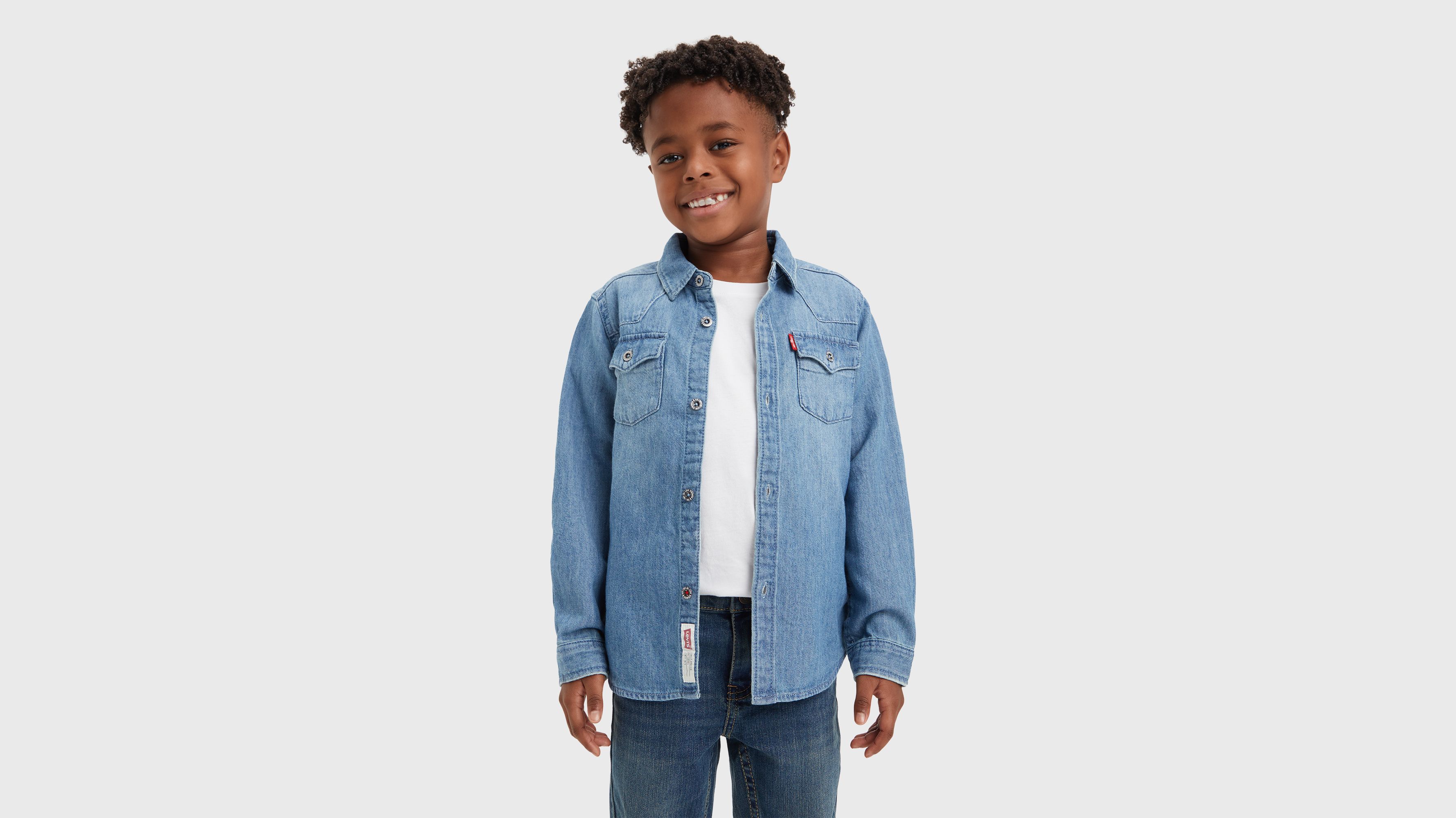 Chemise Western Barstow - Vintage Stone - Bleu