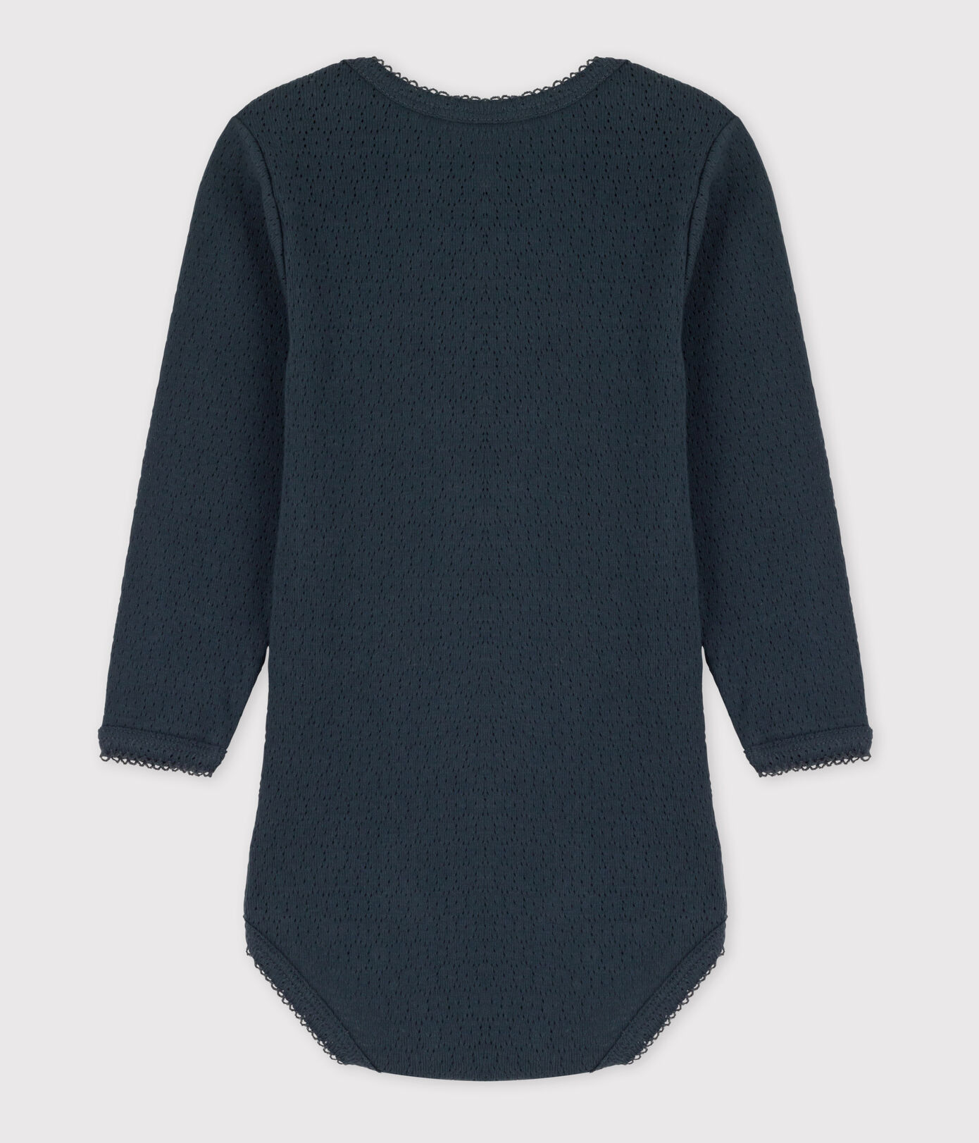 Body manches longues bébé en maille ajourée